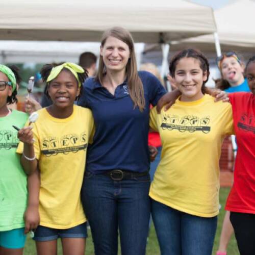 German astronaut candidate tells campers to 'reach for the stars'